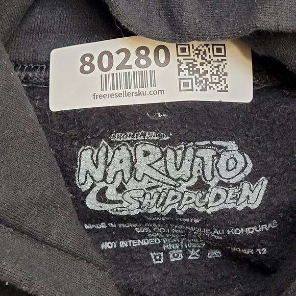 Naruto Shippuden Anime Hoodie L/XL 23x24 Cropped Manga-Series - Picture 7 of 12